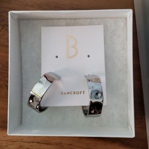 Bancroft Larsen Wavy Hoop Earrings